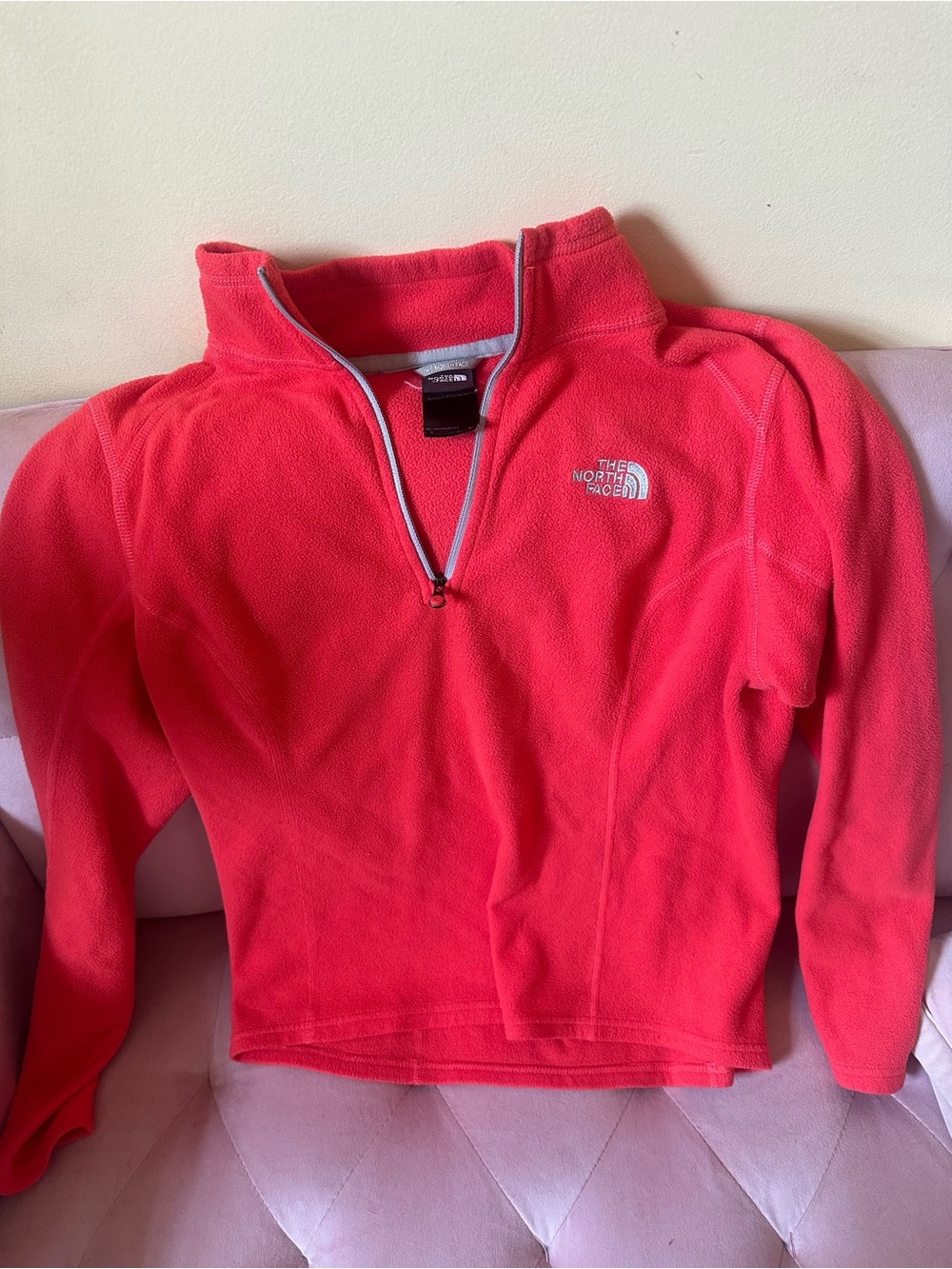 Coral Northface jacket size M
